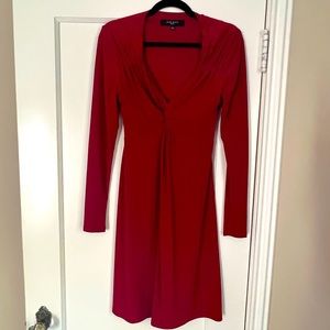 Very flattering Nine West Maroon Dress Size 2 in excellent condition.